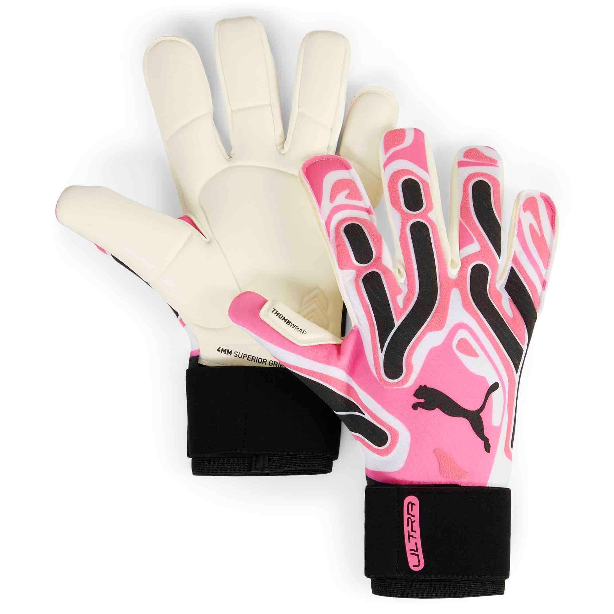 PUMA ULTRA Ultimate Hybrid Goalie Gloves Puma Pink 7