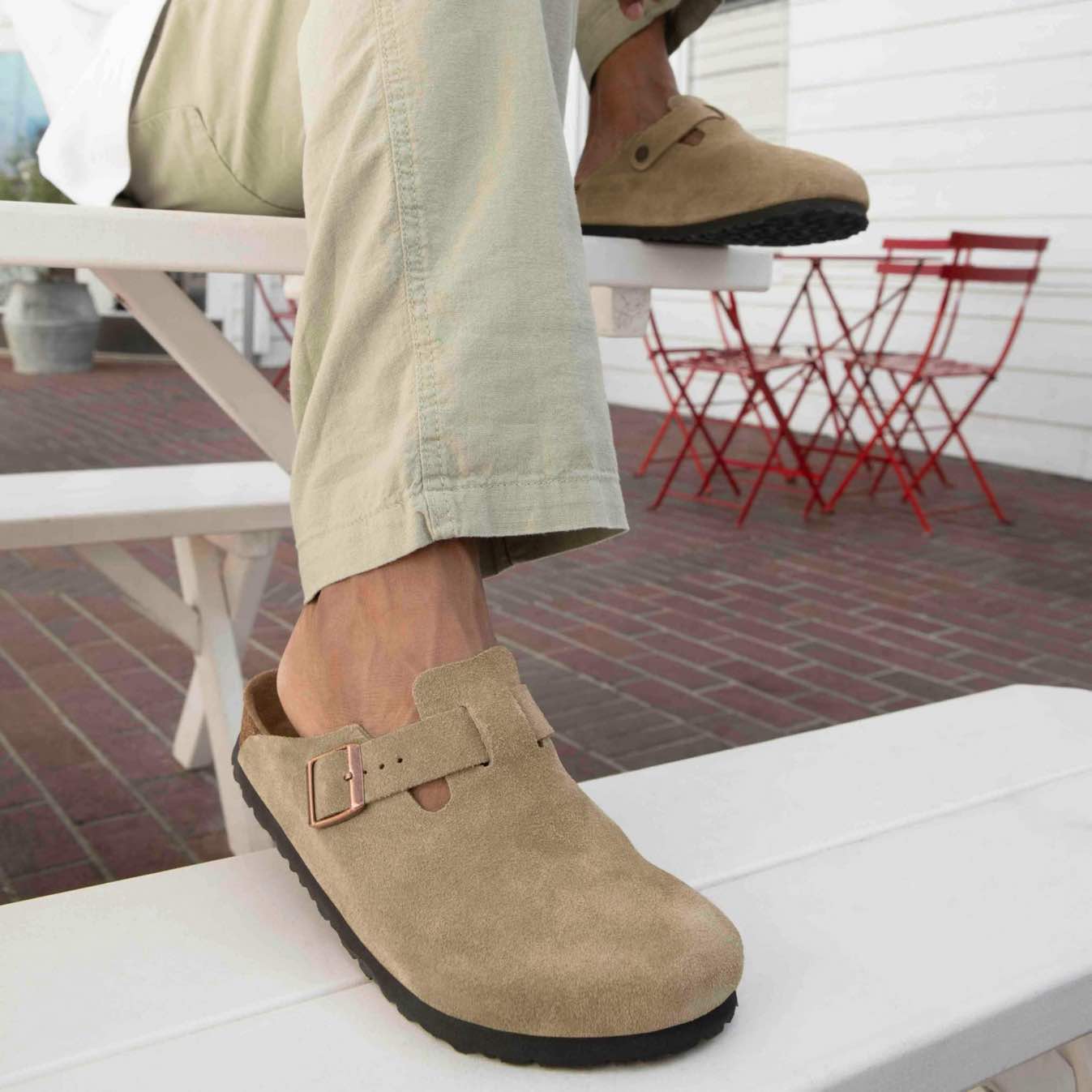 Birkenstock Boston Soft Footbed Slides Birkenstock
