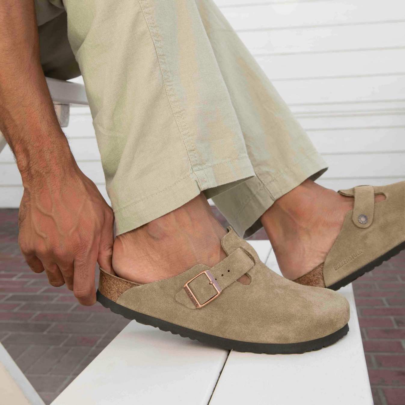 Birkenstock Boston Soft Footbed Slides Birkenstock