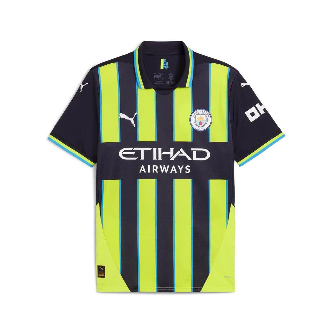 Manchester City 24/25 Away Jersey Licensed Jerseys Puma Yellow S