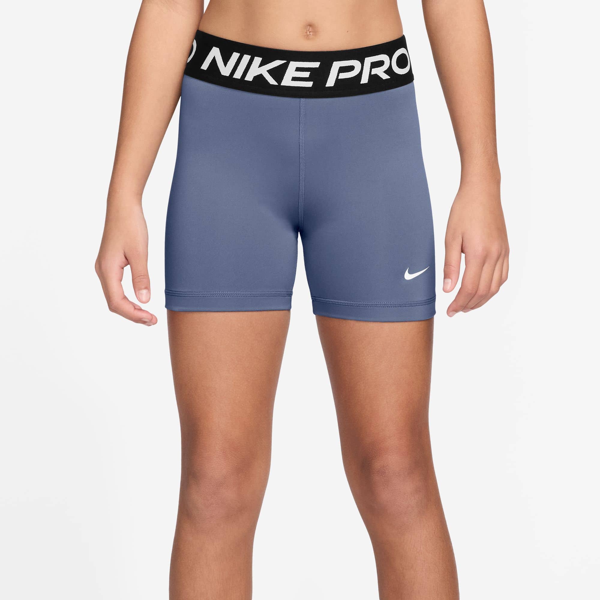 Nike Pro Older Girls Shorts 3" Compression Shorts Nike Indigo YXS