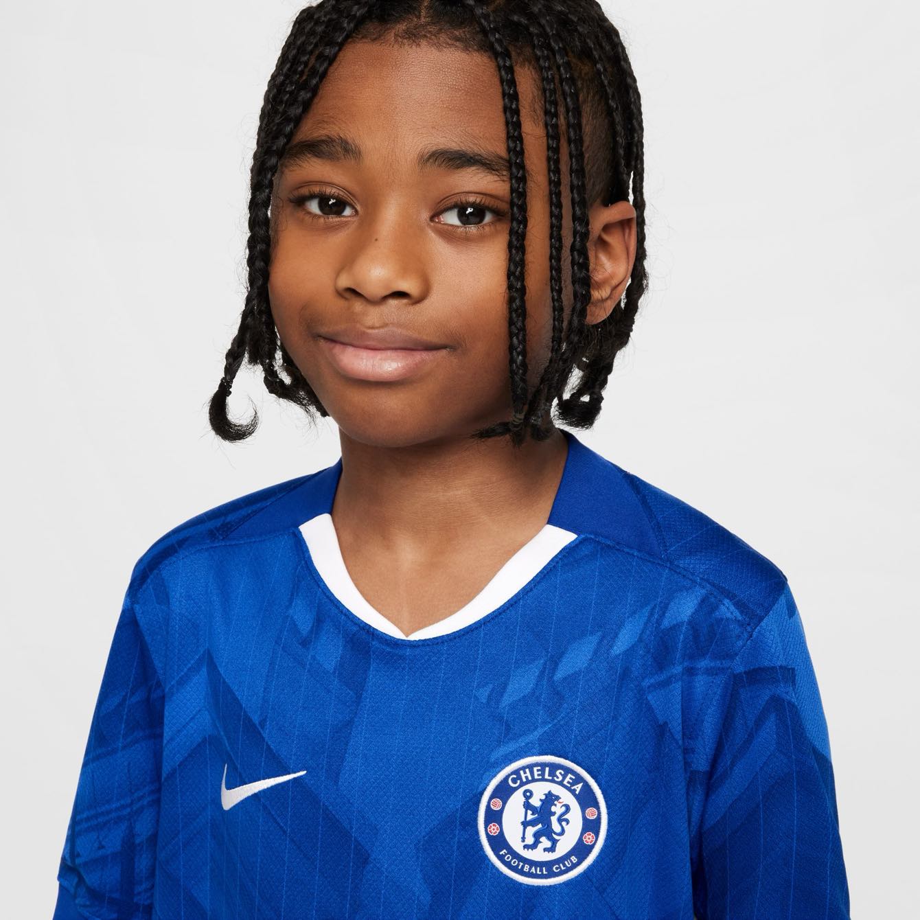 Chelsea F.C. 2025/26 Stadium Home Jr. Licensed Jerseys Nike