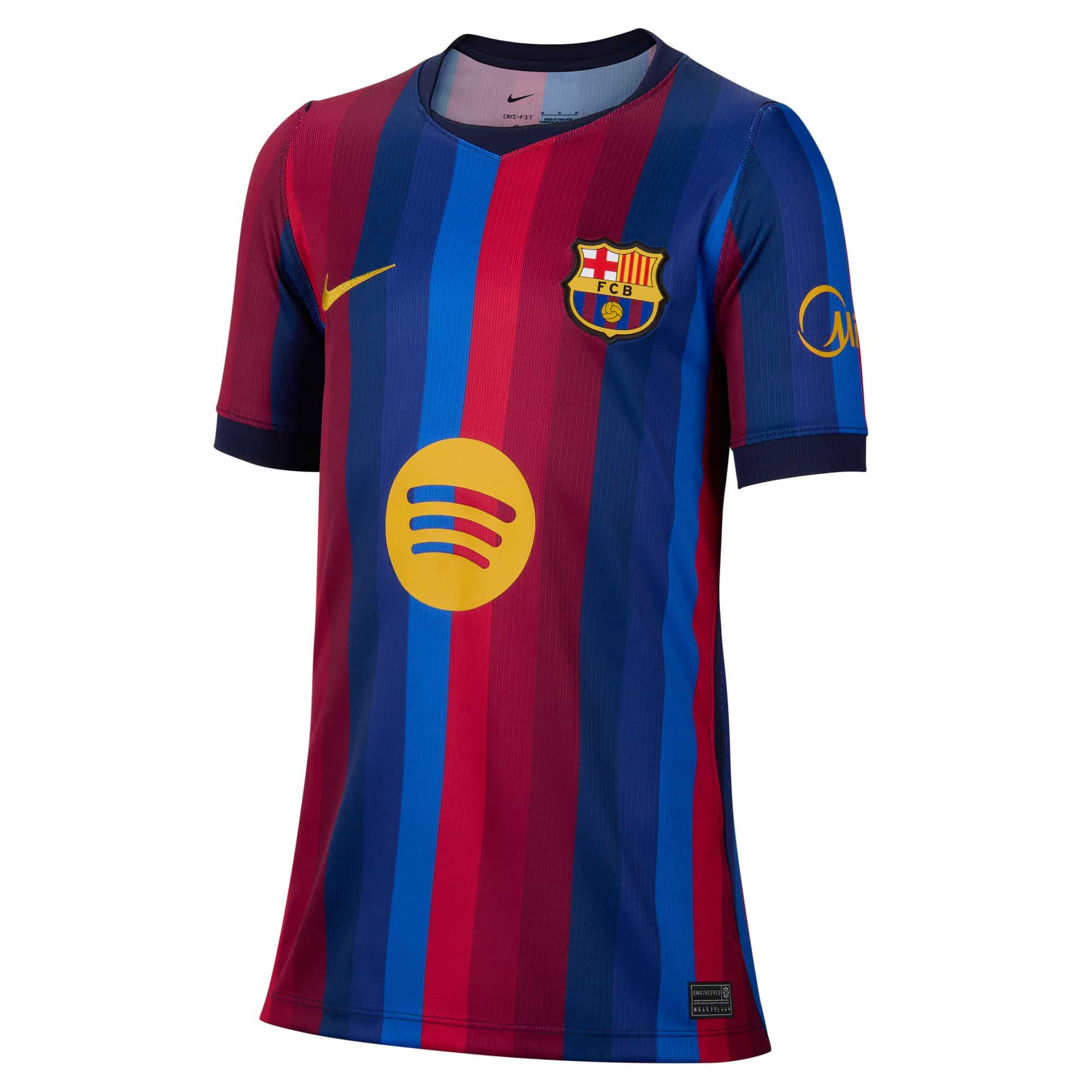 FC Barcelona 2026/27 Stadium Home Jersey Youth Official Jerseys Nike