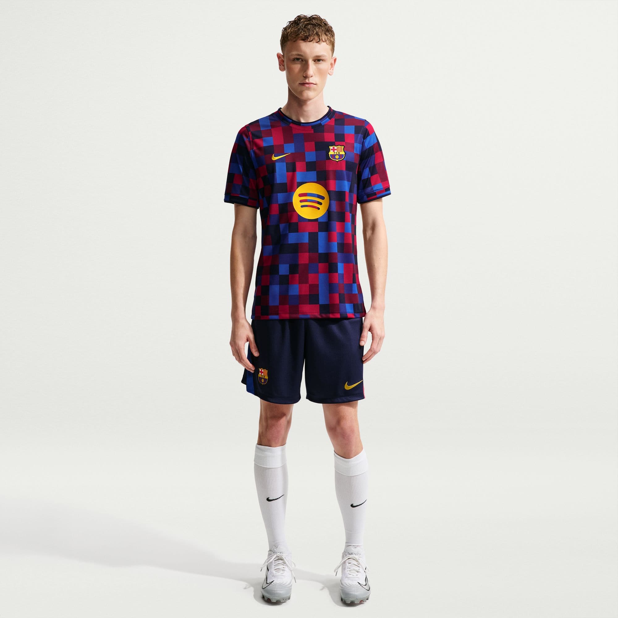 FC Barcelona Home Pre-Match Jersey Pre-match Tops Nike