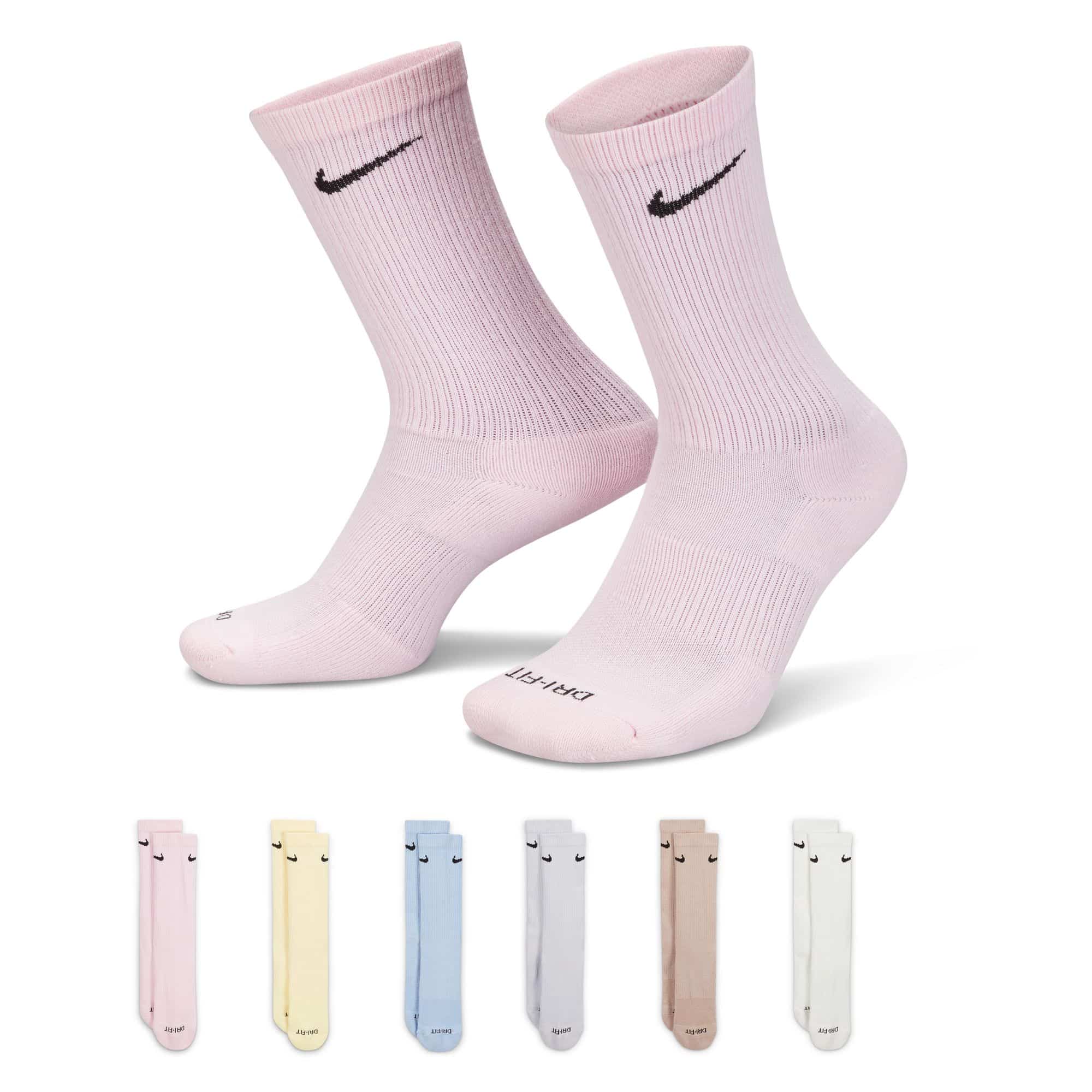 Nike Everyday Plus Cushion Crew Training Socks Nike Pink S