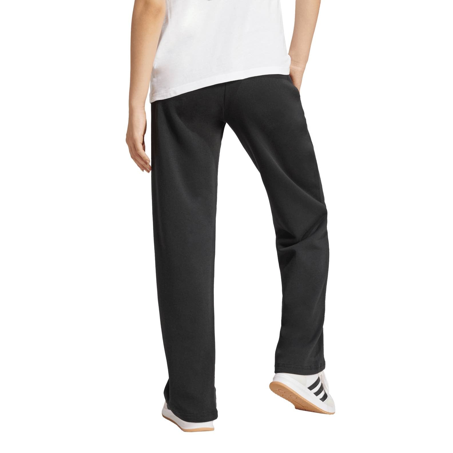 Essentials Small Logo Feel Cozy Open-Hem Pants Women Training Pants adidas