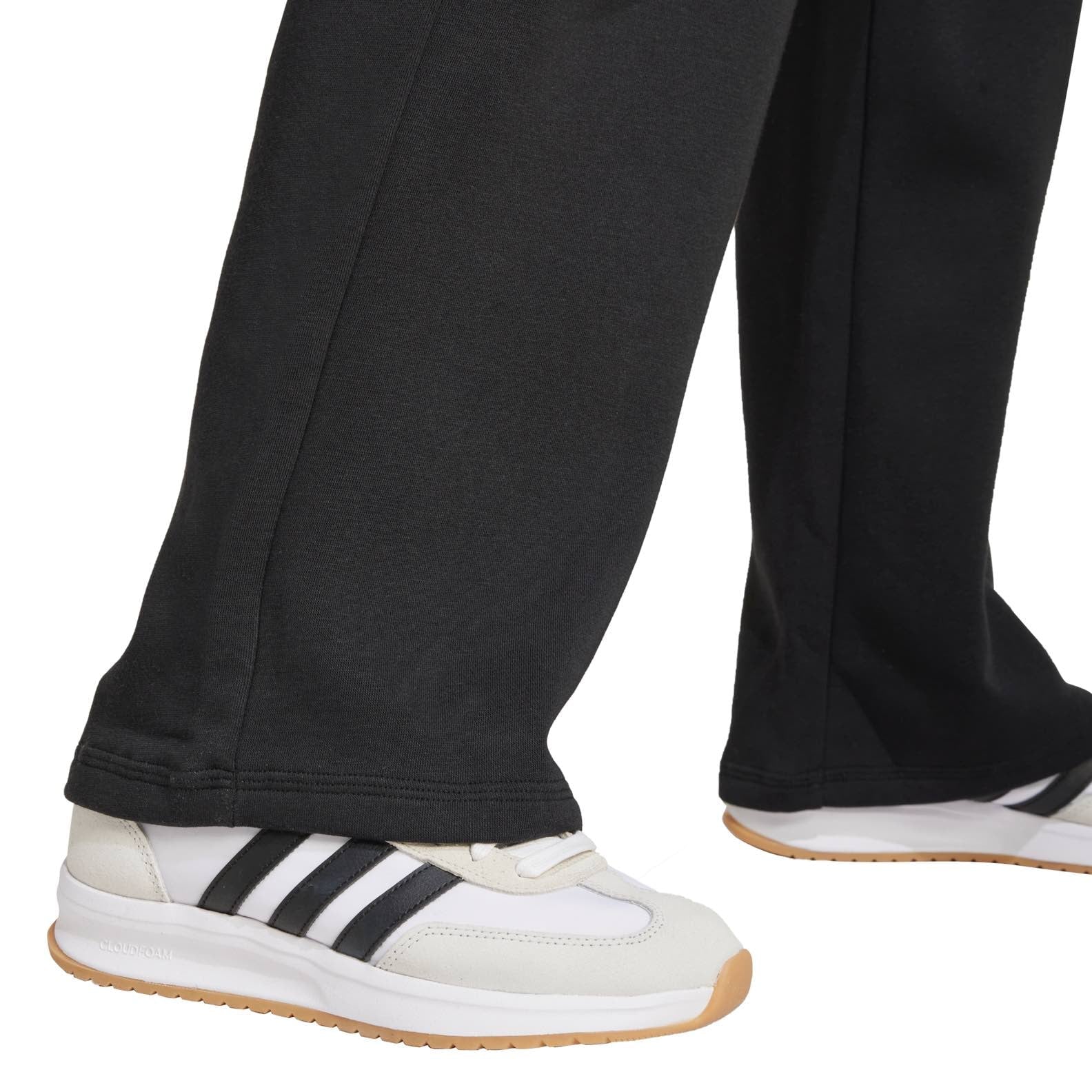 Essentials Small Logo Feel Cozy Open-Hem Pants Women Training Pants adidas