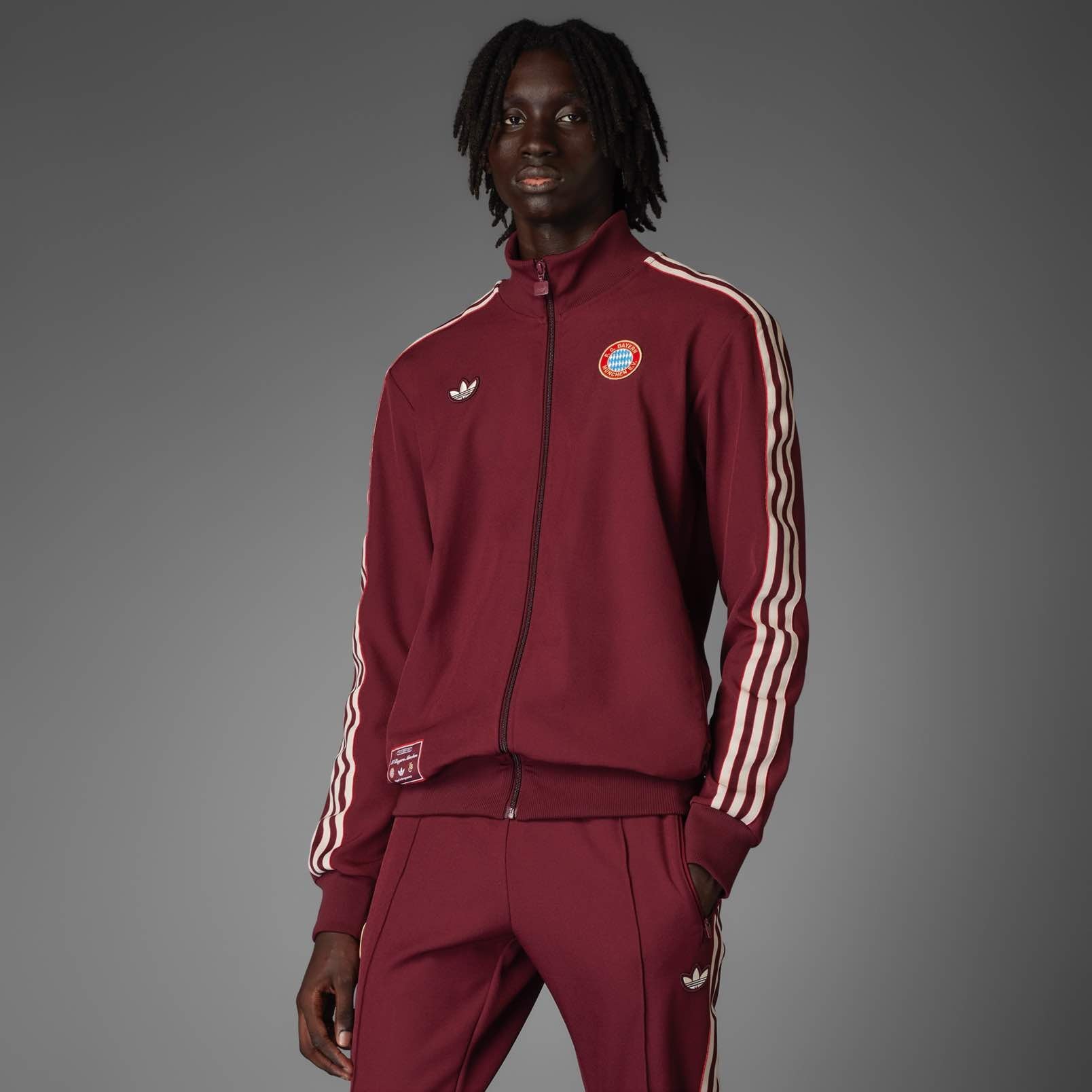 FC Bayern Terrace Icons Track Top Licensed Jerseys adidas