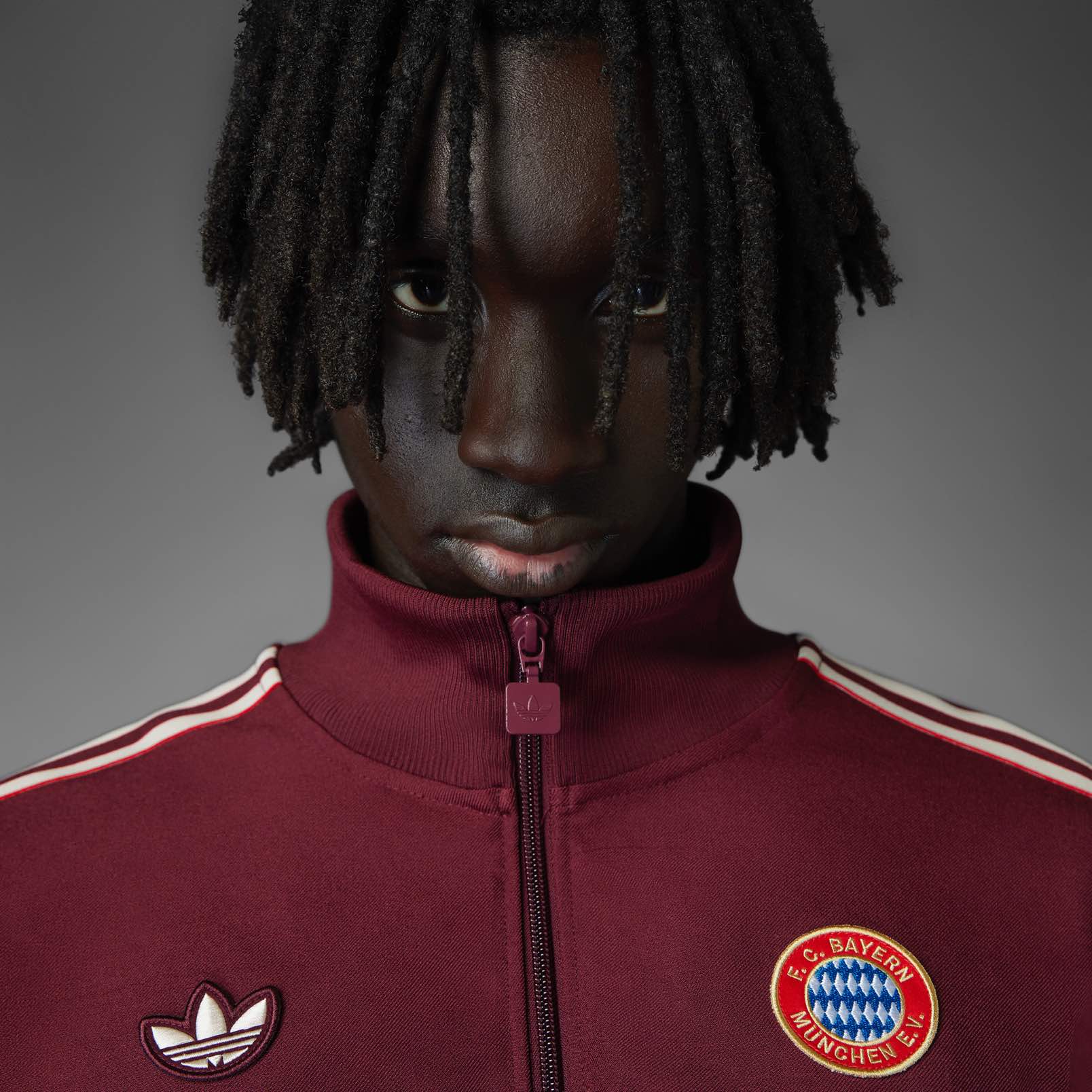 FC Bayern Terrace Icons Track Top Licensed Jerseys adidas