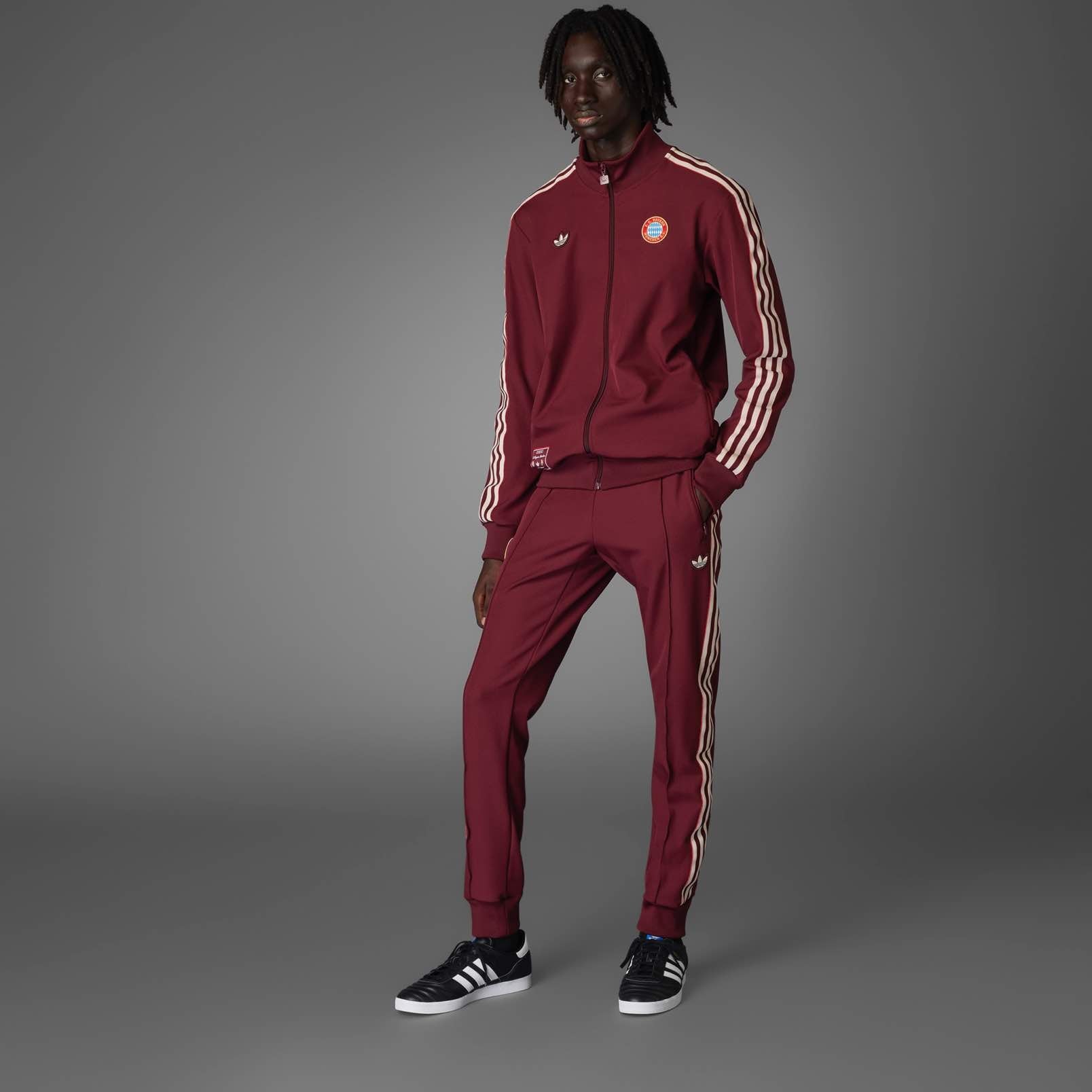 FC Bayern Terrace Icons Track Top Licensed Jerseys adidas