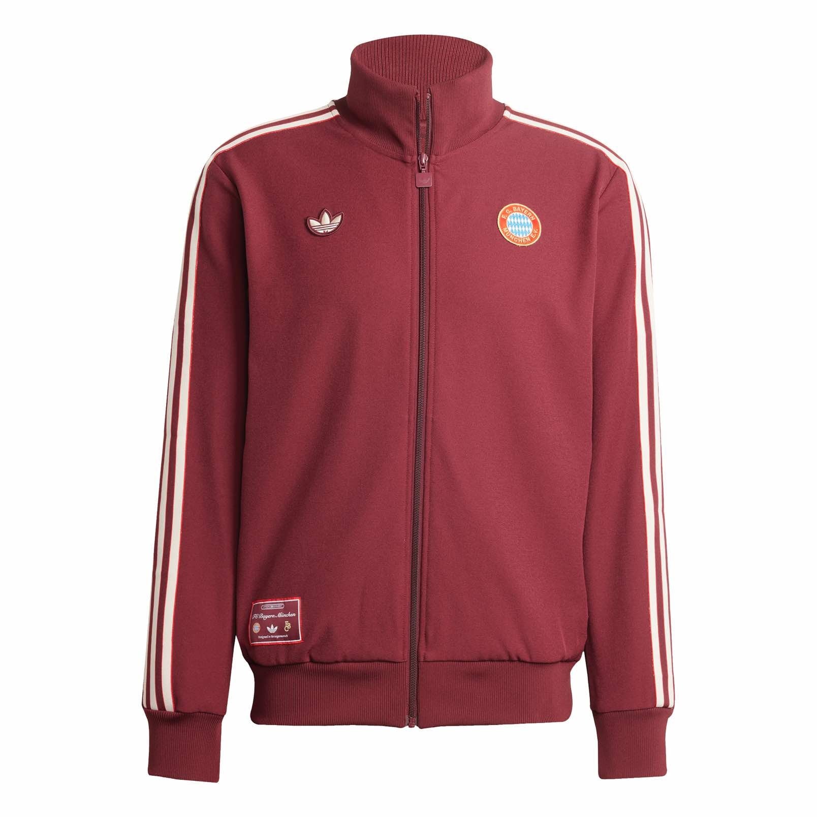 FC Bayern Terrace Icons Track Top Licensed Jerseys adidas Red XS