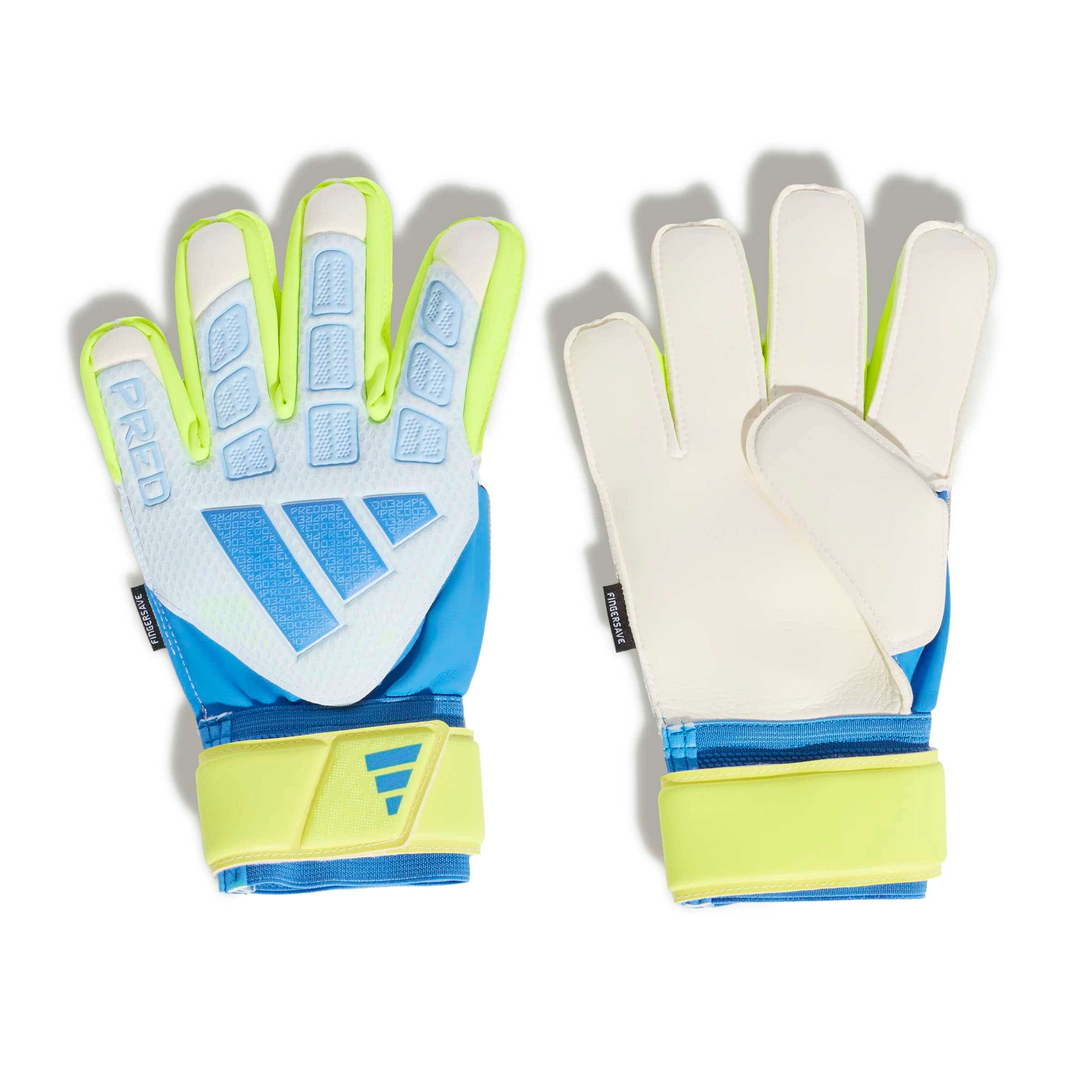 adidas Predator Match Fingersave Goalkeeper Gloves Jr. Goalkeeper Gloves adidas Blue 3