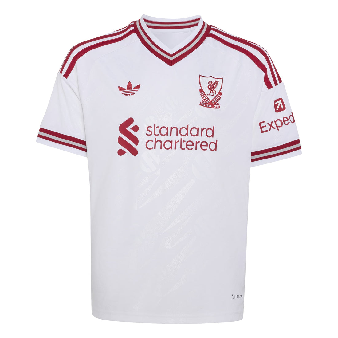 Liverpool FC 26/27 Away Jersey Youth Official Jerseys adidas White YXS