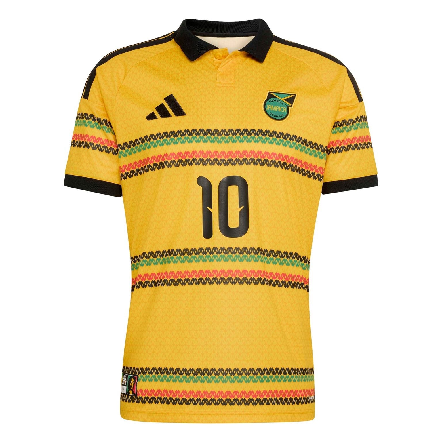 Jamaica 2026 Home Bob Marley Jersey Official Jerseys adidas Yellow XS