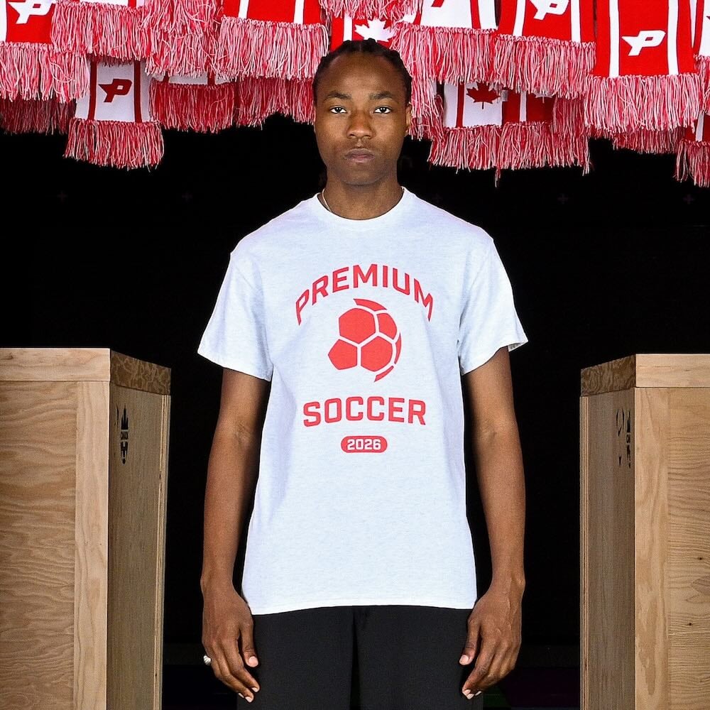 Premium Soccer Varsity T-Shirt Lifestyle Wear Premium Soccer