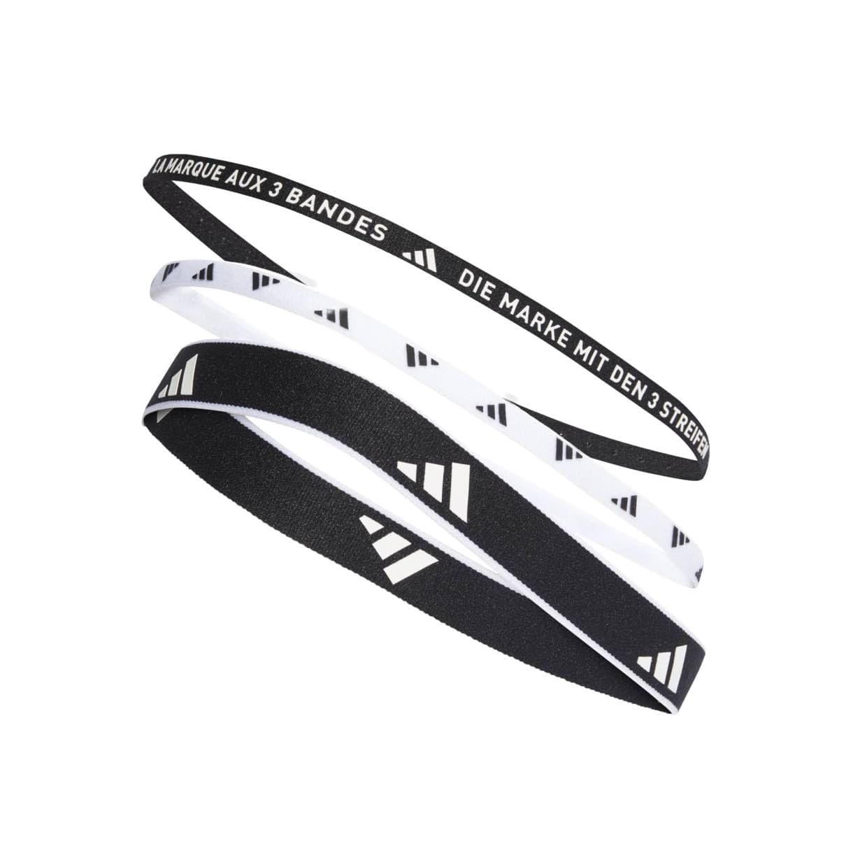 Multiple Width Training Headbands 3 Per Pack Headbands adidas White ONE SIZE