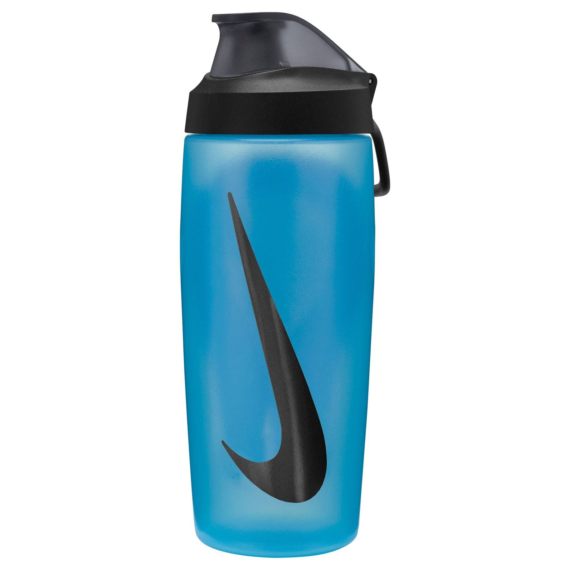 Nike Refuel Water Bottle Locking Lid 18 OZ Water Bottles Nike Lightblue