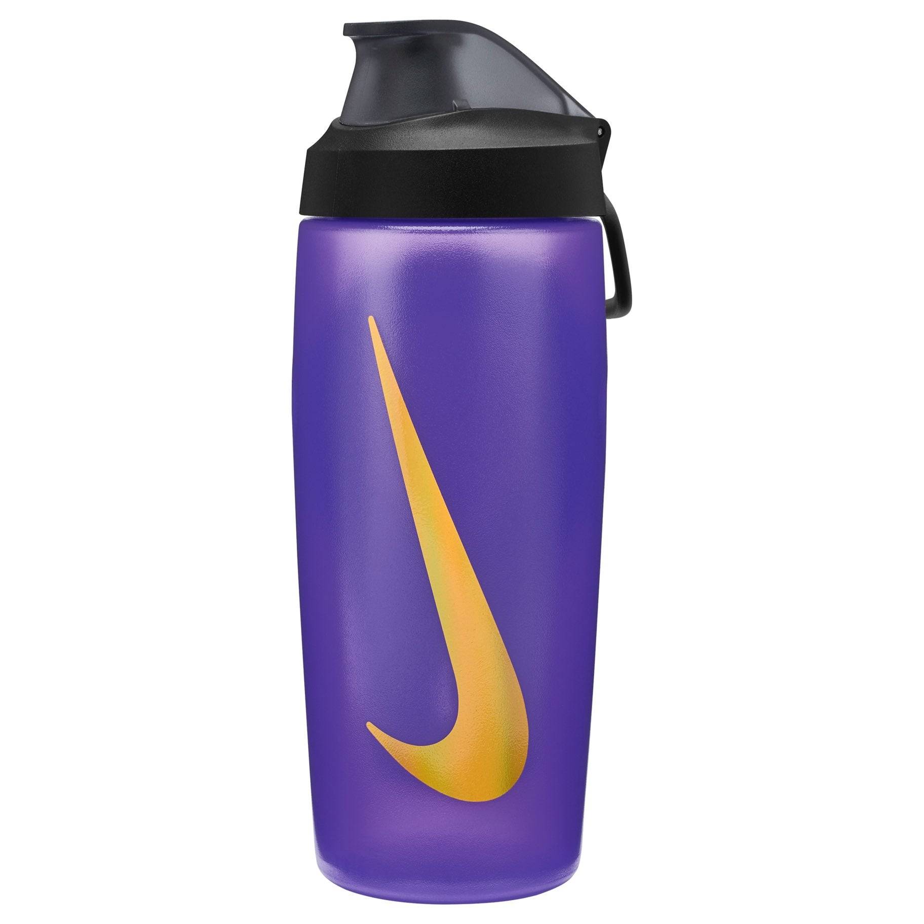 Nike Refuel Water Bottle Locking Lid 18 OZ Water Bottles Nike Purple