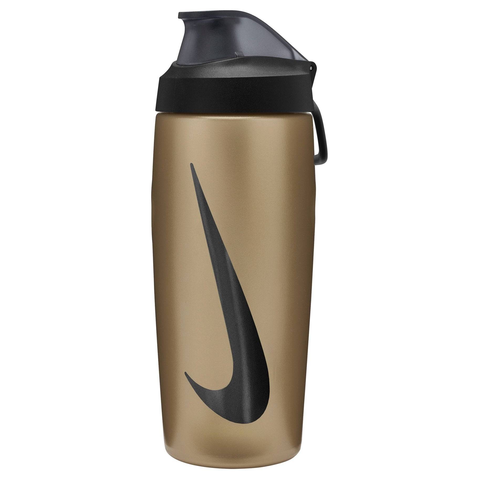 Nike Refuel Water Bottle Locking Lid 18 OZ Water Bottles Nike Gold