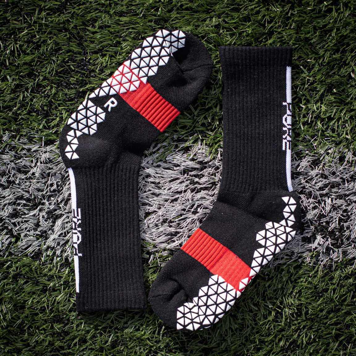 Pure Grip Socks Pro Black Grip Socks Pure