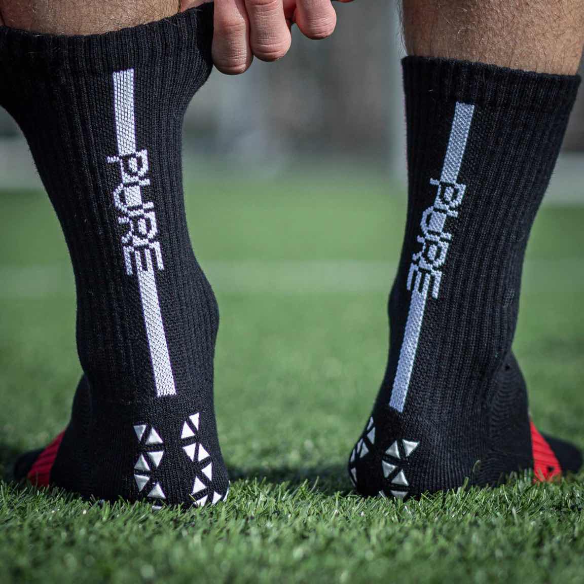 Pure Grip Socks Pro Black Grip Socks Pure