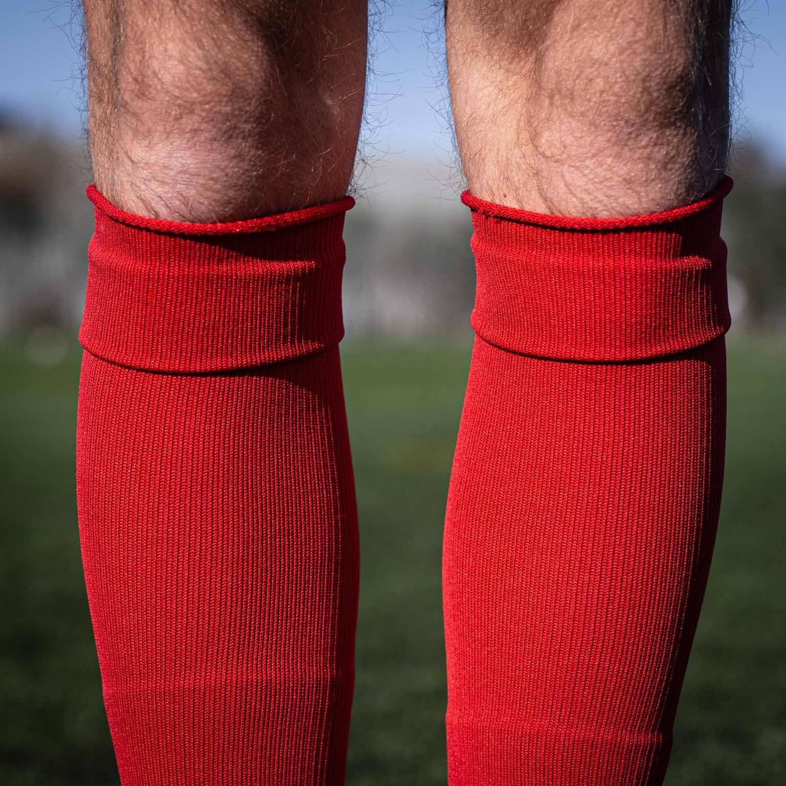 Pure Sleeves Long Red Soccer Sleeves Pure