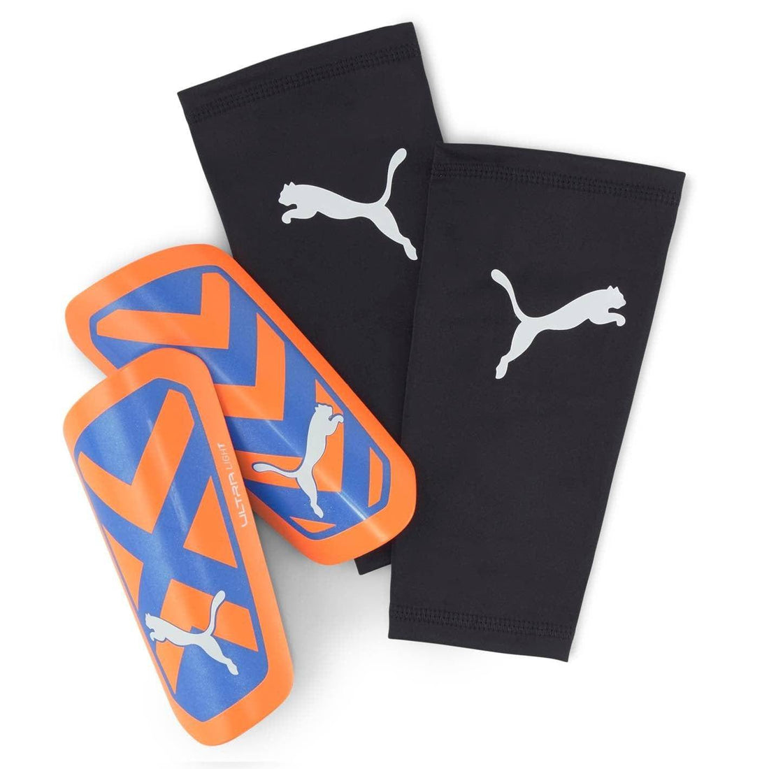 PUMA ULTRA Light Sleeve Shin Guards Puma Orange XS