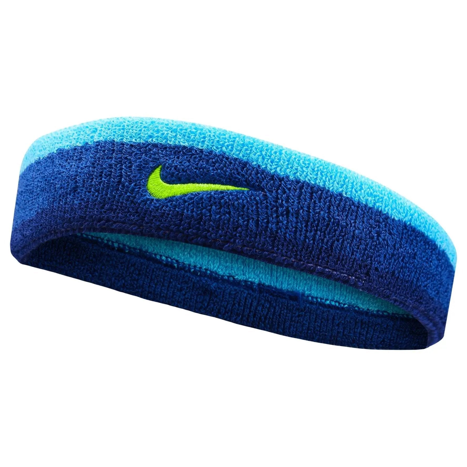 Nike Swoosh Headband Headbands Nike Blue ONE SIZE