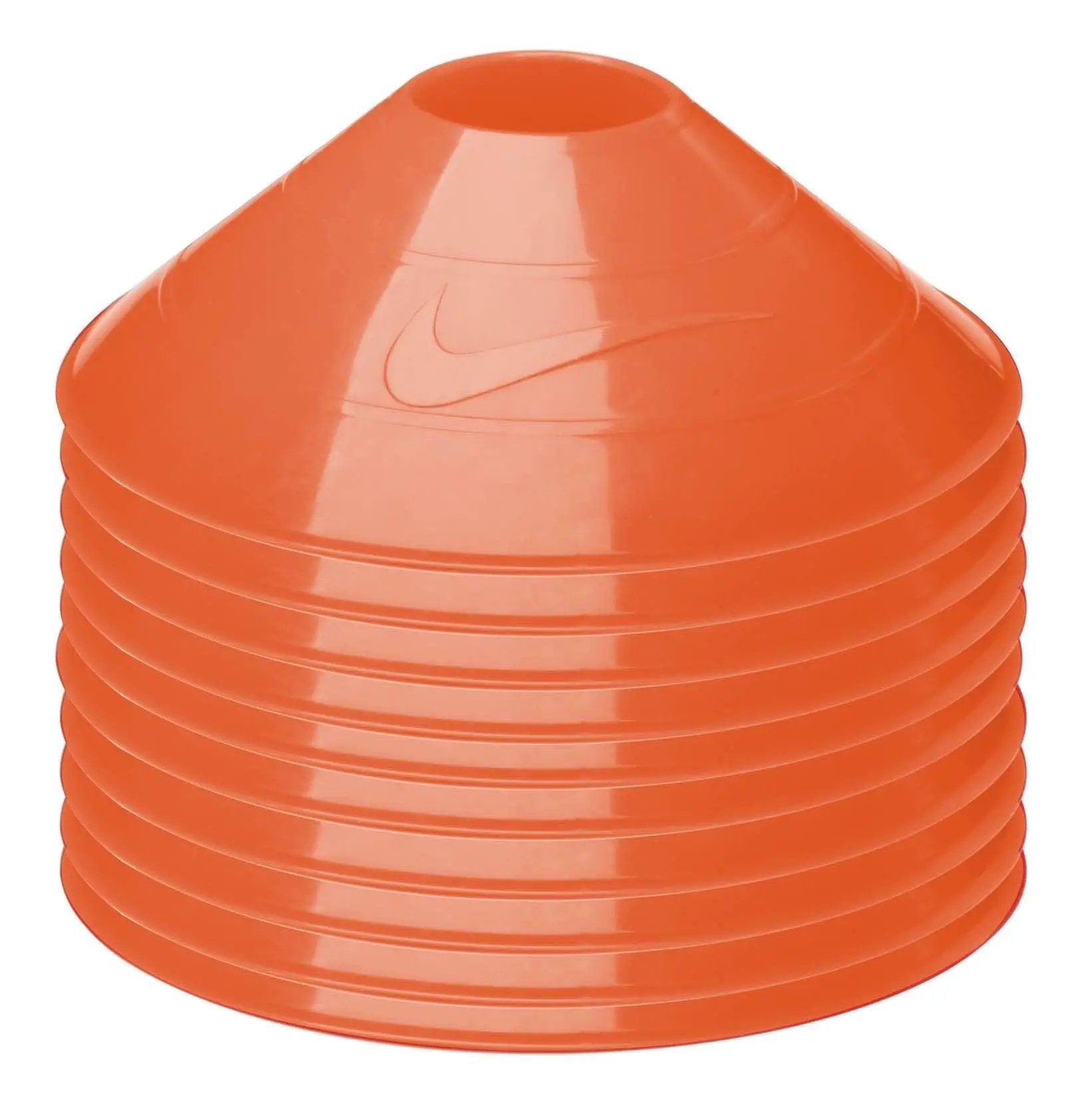 Nike 10 Pack Training Cones Coaching Equipment Nike Orange ONE SIZE