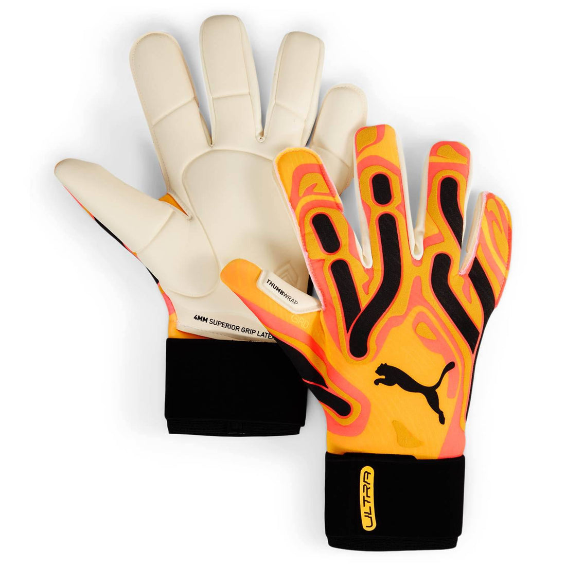 PUMA ULTRA Ultimate Hybrid Goalie Gloves Puma Orange 7