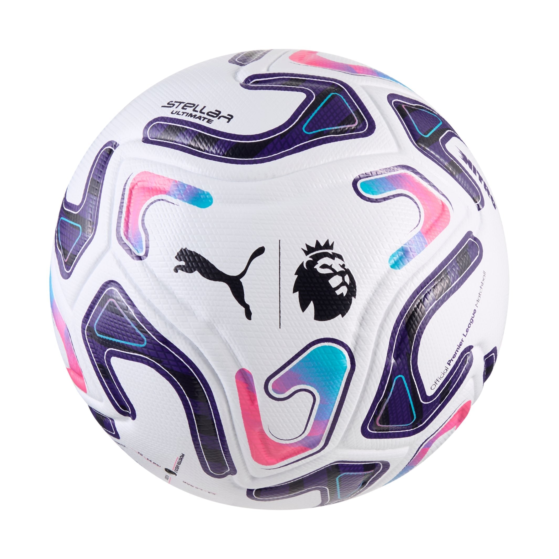 PUMA Stellar Nitro Ultimate Premier League Reactivity official soccer ball front view