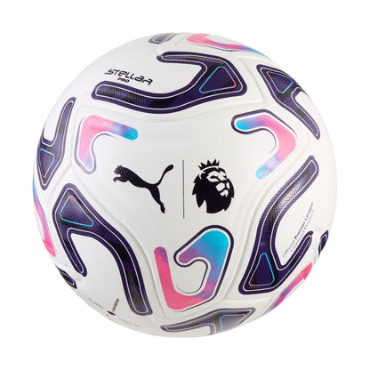 PUMA Stellar Pro Premier League Reactivity FIFA Quality Pro soccer ball front view