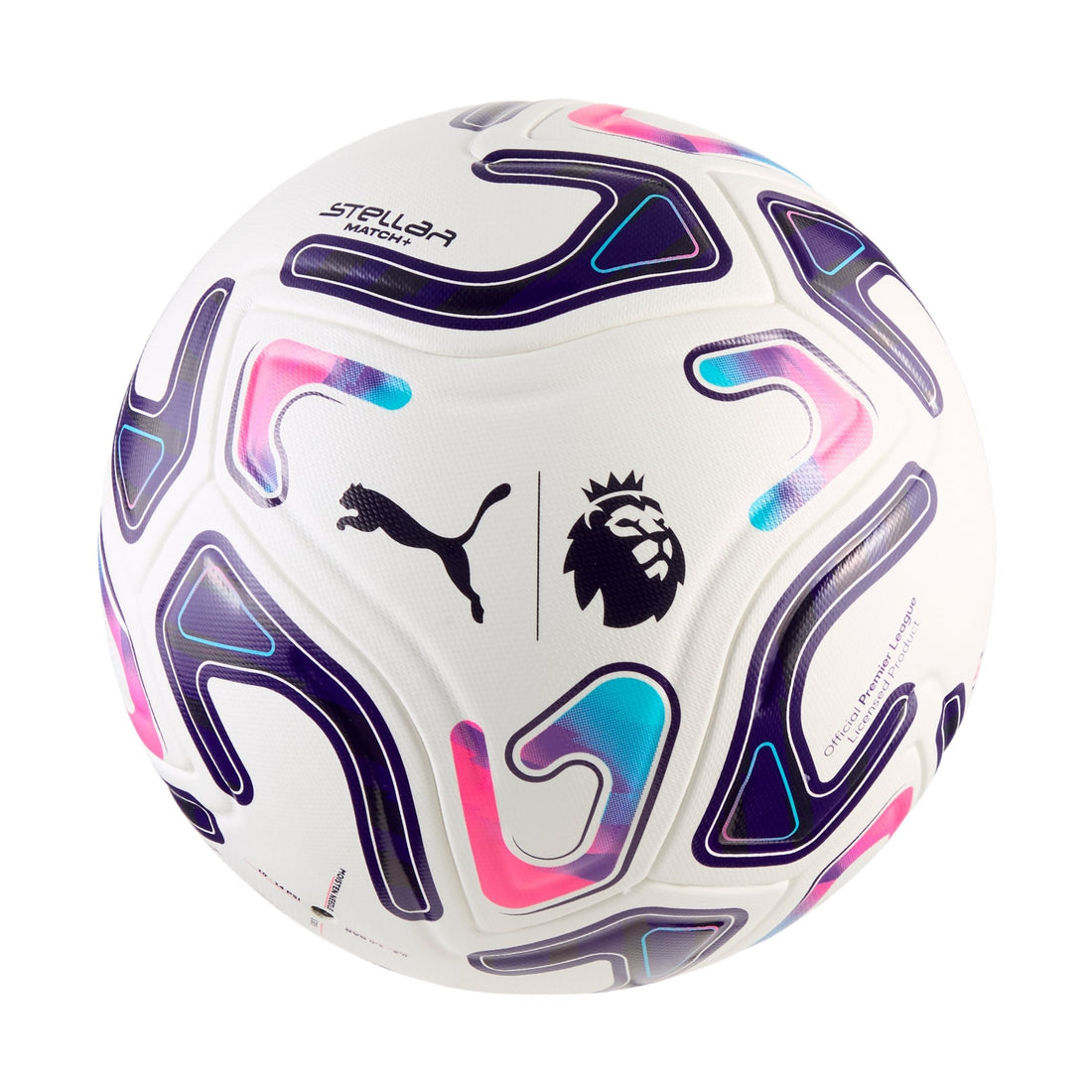 PUMA Stellar Match Premier League Reactivity FIFA Quality soccer ball front view