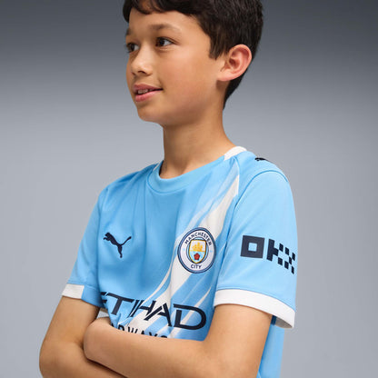 Manchester City 25/26 Home Jersey Jr. Licensed Jerseys Puma 