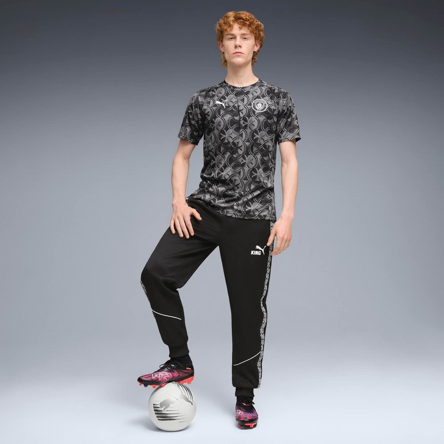 Manchester City Pre-match Jersey Pre-match Tops PUMA 