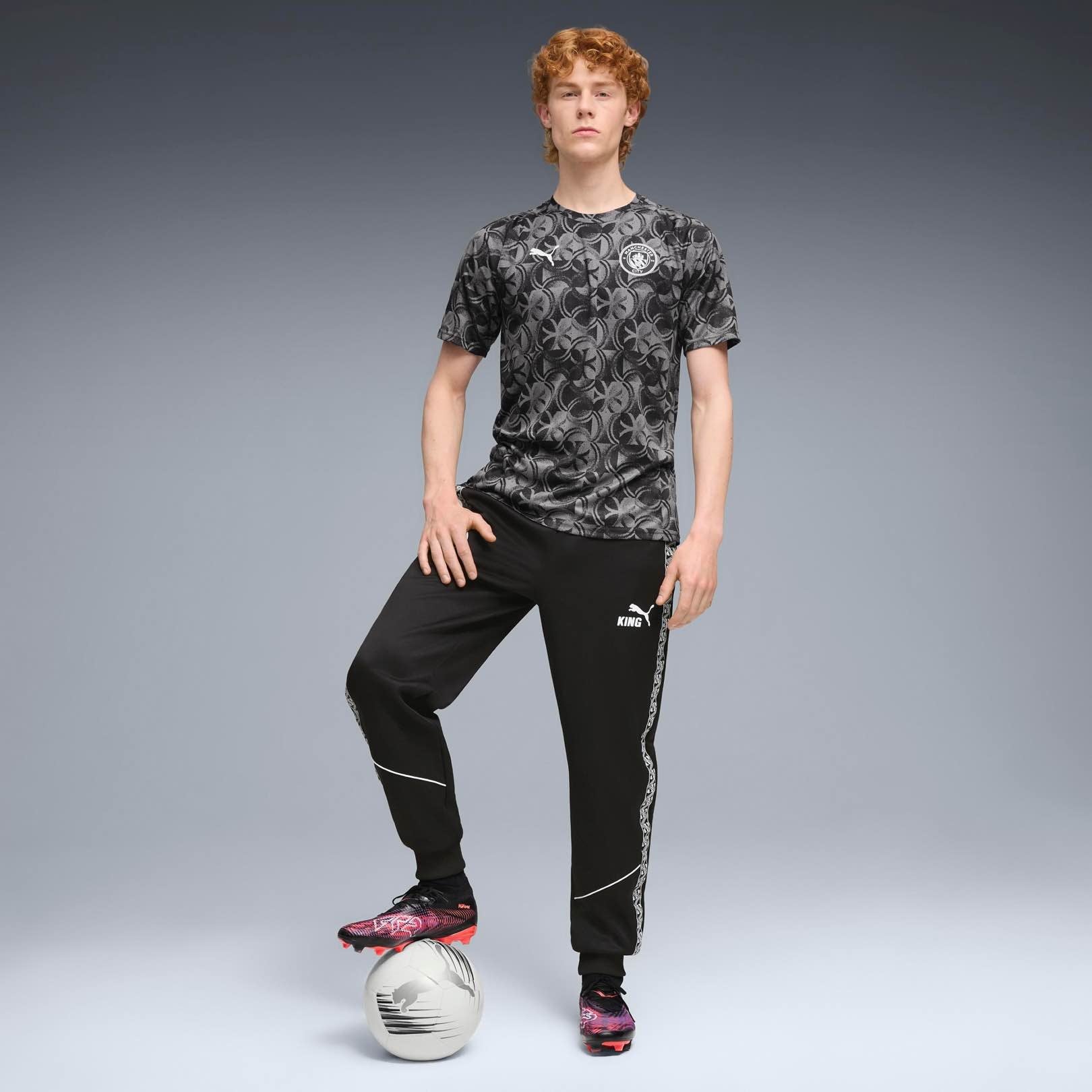Manchester City Pre-match Jersey Pre-match Tops PUMA 