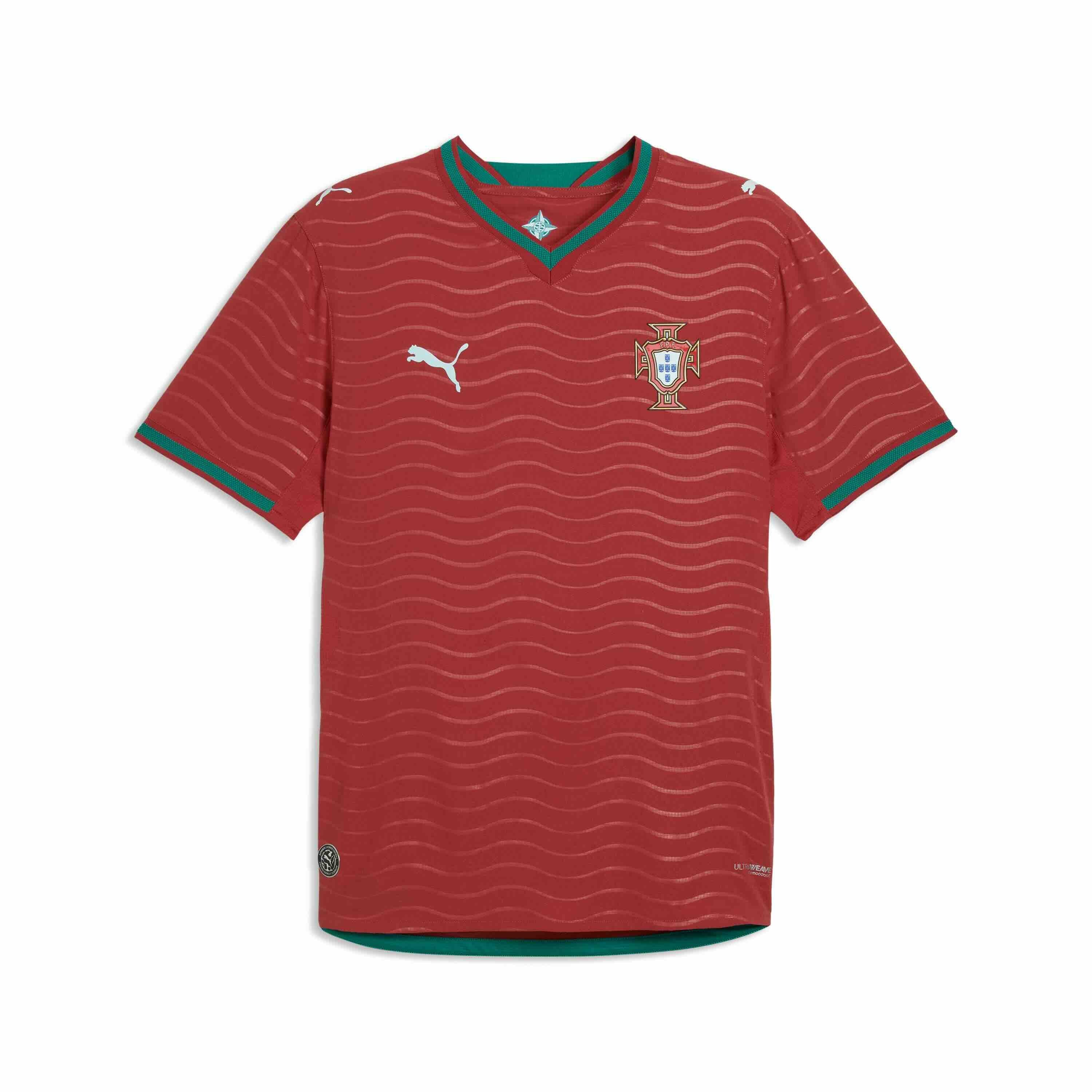 Portugal Authentic Home Official Jerseys PUMA Red S 