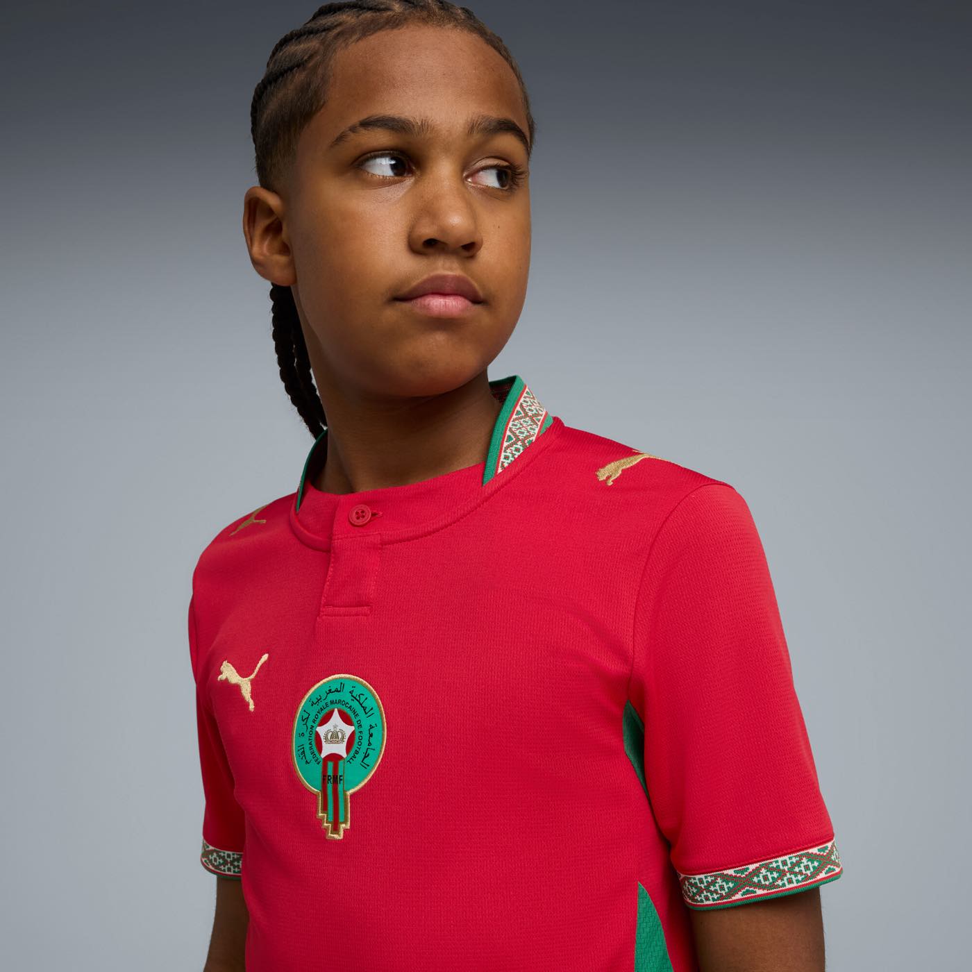 Morocco 2026 Home Jersey Youth Official Jerseys PUMA 