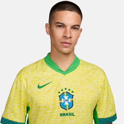 Brazil 2024 Stadium Home Licensed Jerseys Nike 