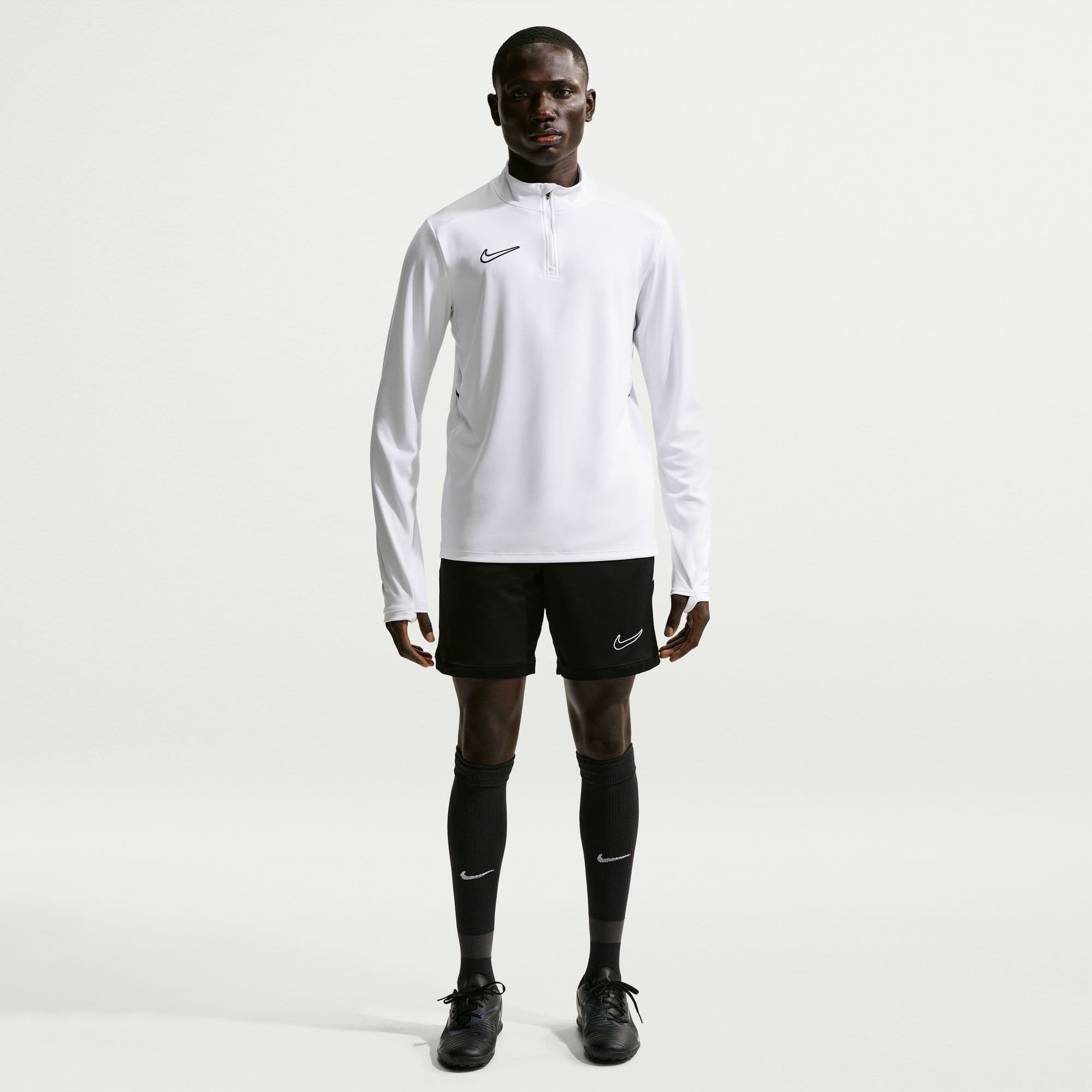 Nike Academy Soccer Shorts full body view black