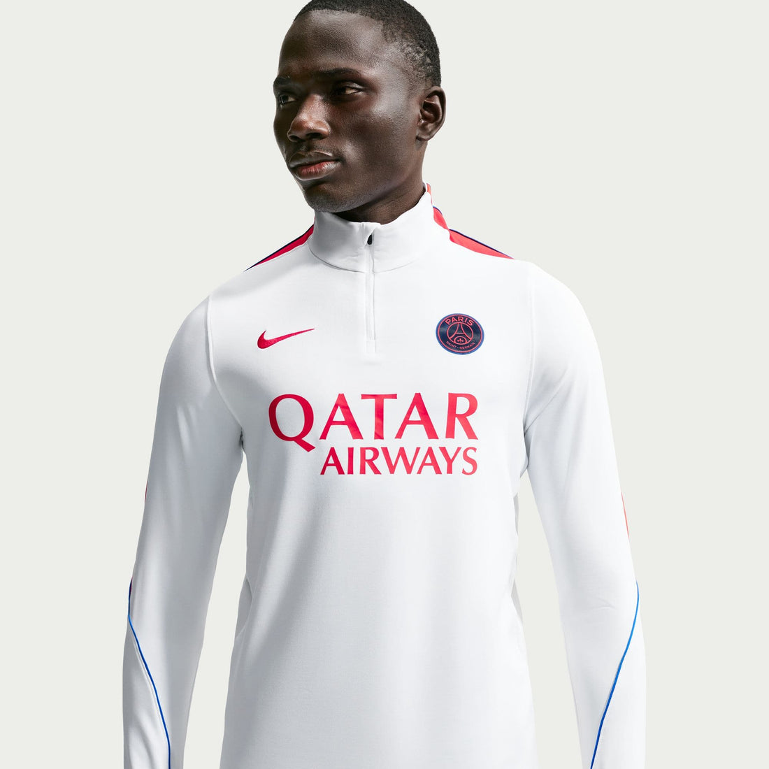 Paris Saint-Germain Strike Drill Training Top Training Tops Nike White S