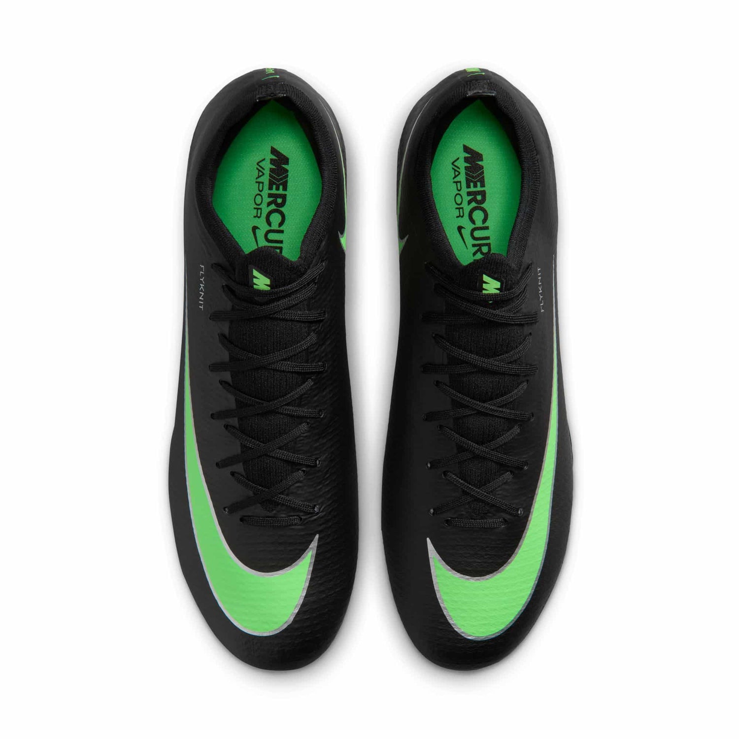 Nike Mercurial Vapor 17 Pro AG artificial-grass soccer cleats in black with green details