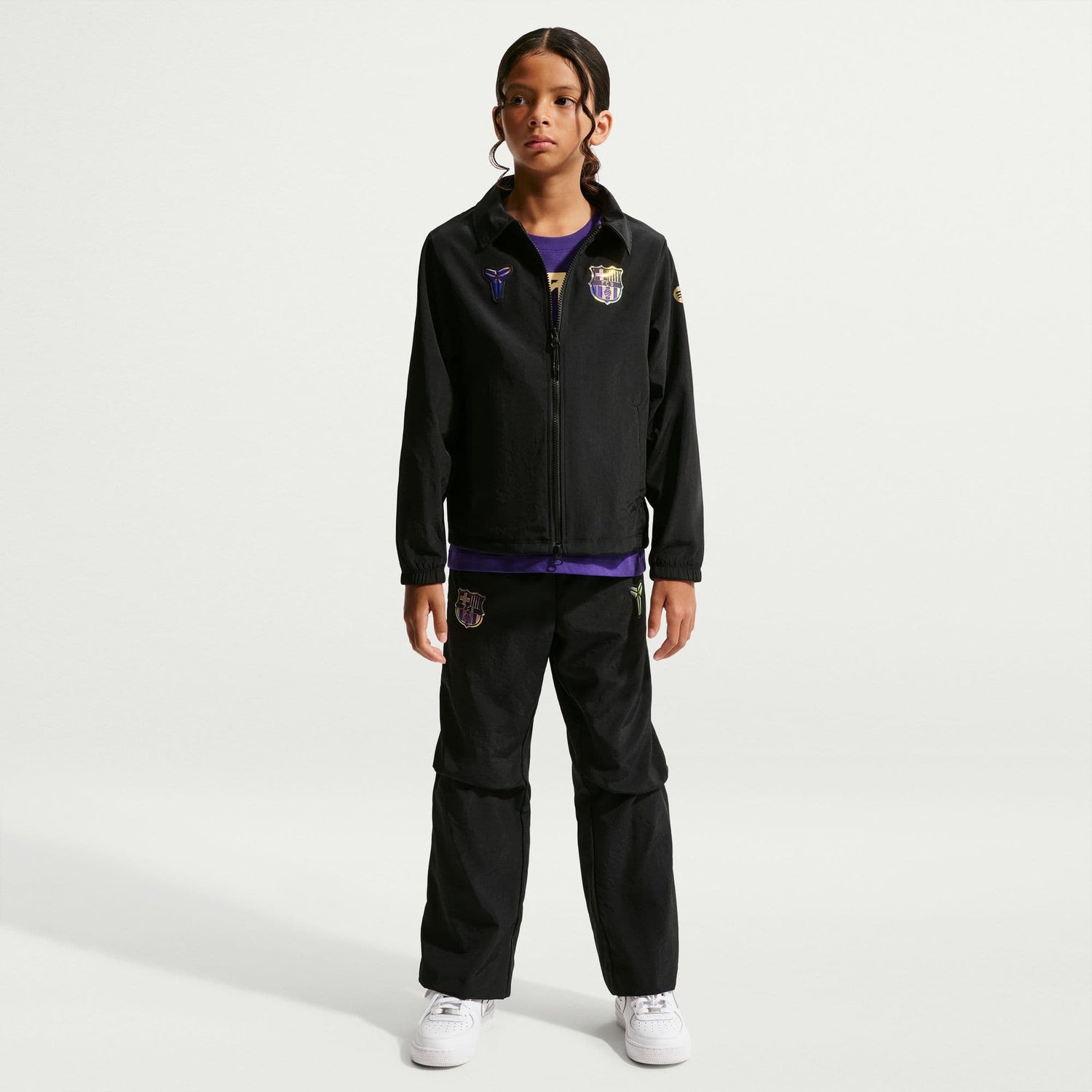 FC Barcelona Away Soccer Jacket Youth Jackets Nike 