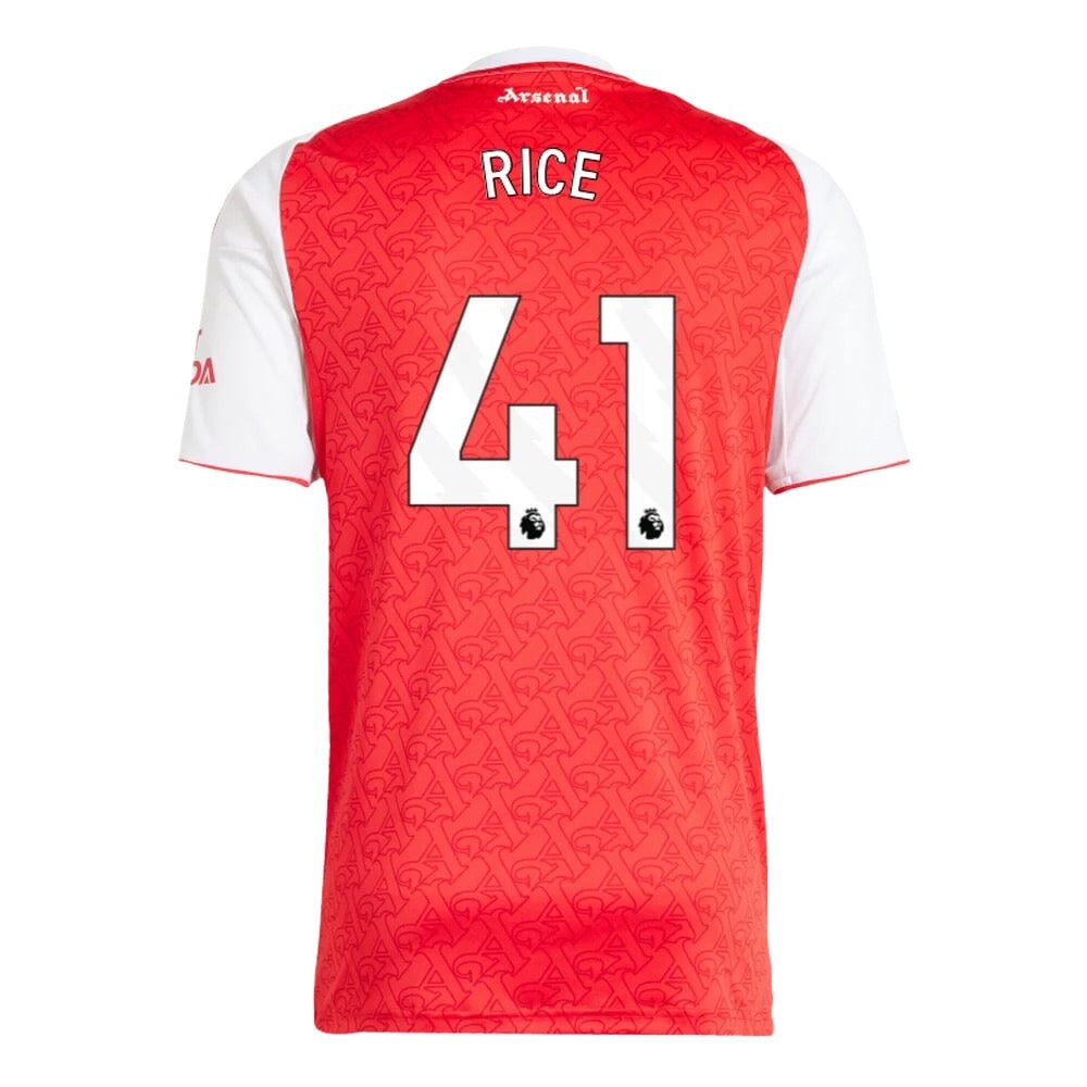Arsenal 25/26 Home Jersey Rice Official Jerseys adidas Red S