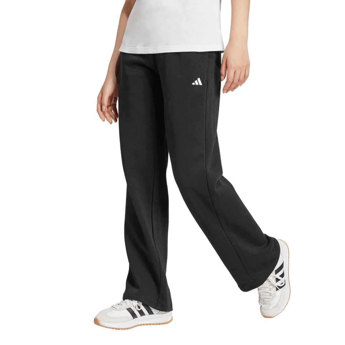Essentials Small Logo Feel Cozy Open-Hem Pants Women Training Pants adidas