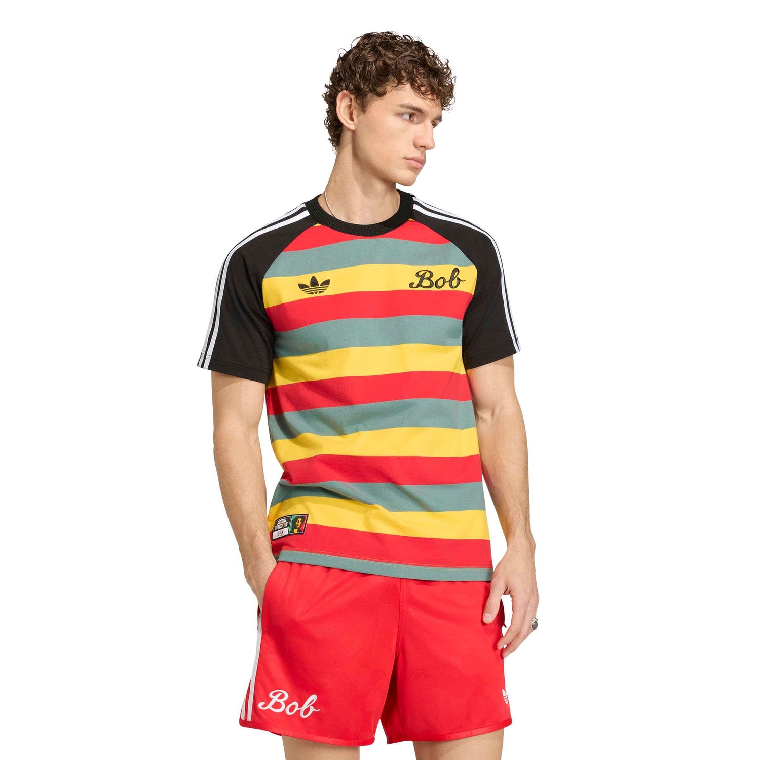 Bob Marley Originals T-Shirt Lifestyle Wear adidas Red XS 