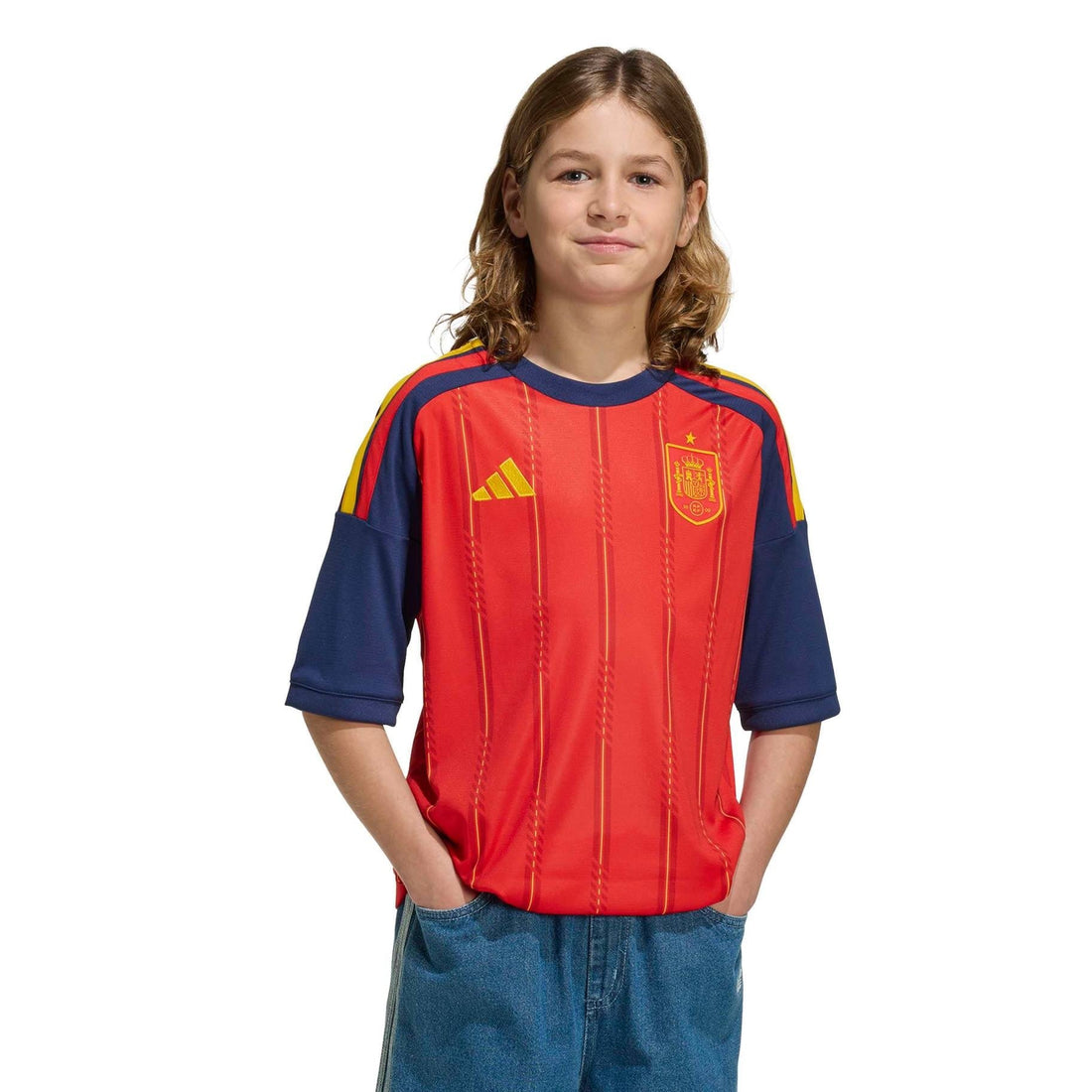 Spain 2026 Home Jersey Youth Official Jerseys adidas 