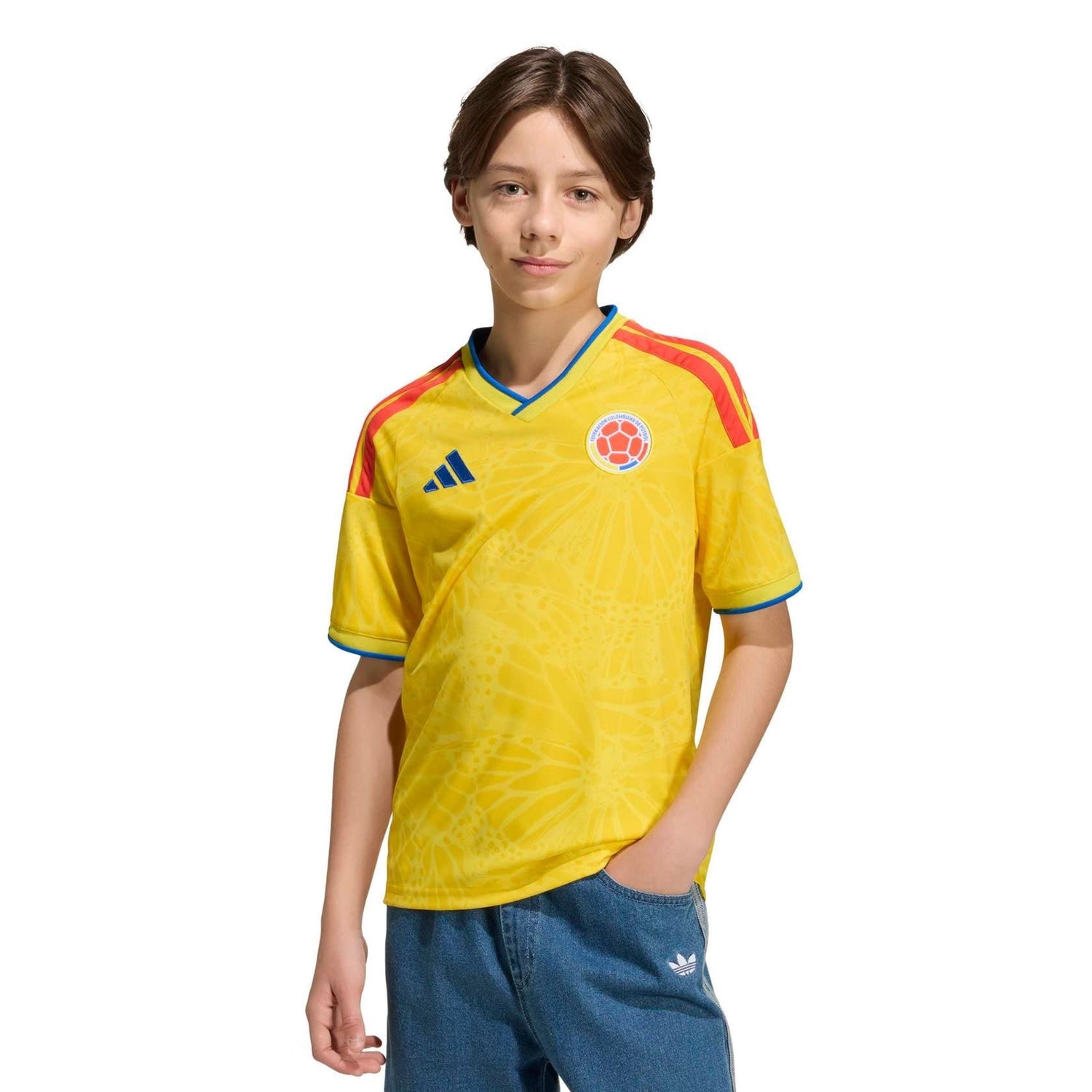 Colombia 2026 Home Jersey Youth Official Jerseys adidas 