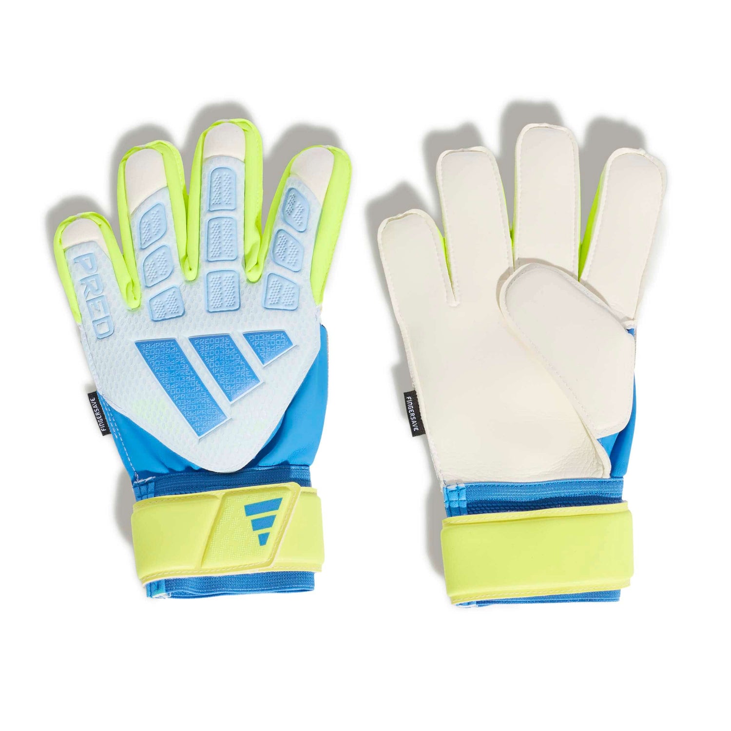 adidas Predator Match Fingersave Goalkeeper Gloves Jr. Goalkeeper Gloves adidas Blue 3 