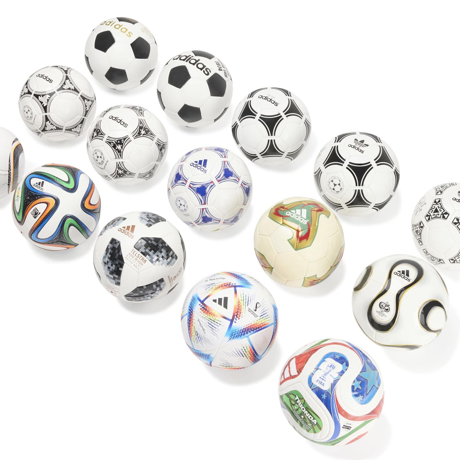 FIFA World Cup Historical Pro Ball Set